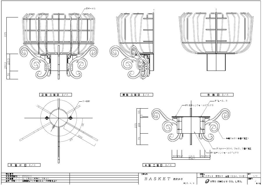 花灯りTW-45（φ114-b） の図面サムネイル