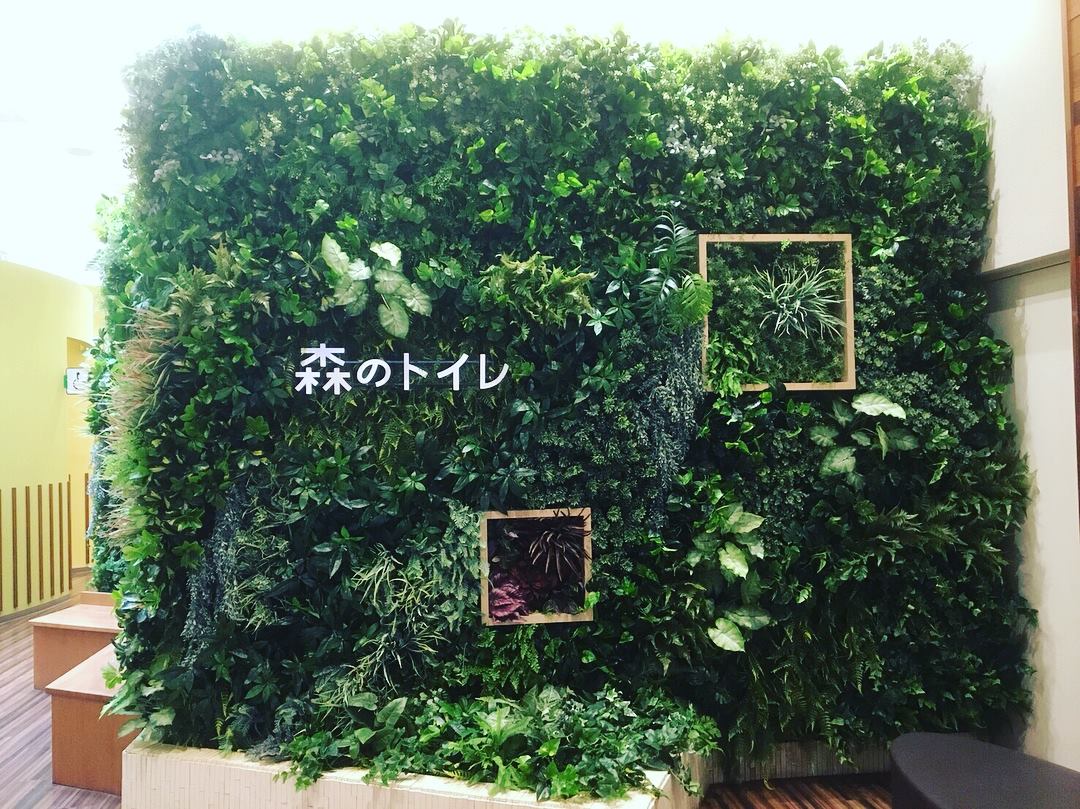 造花壁面緑化【Decopla使用】 36の施工写真4