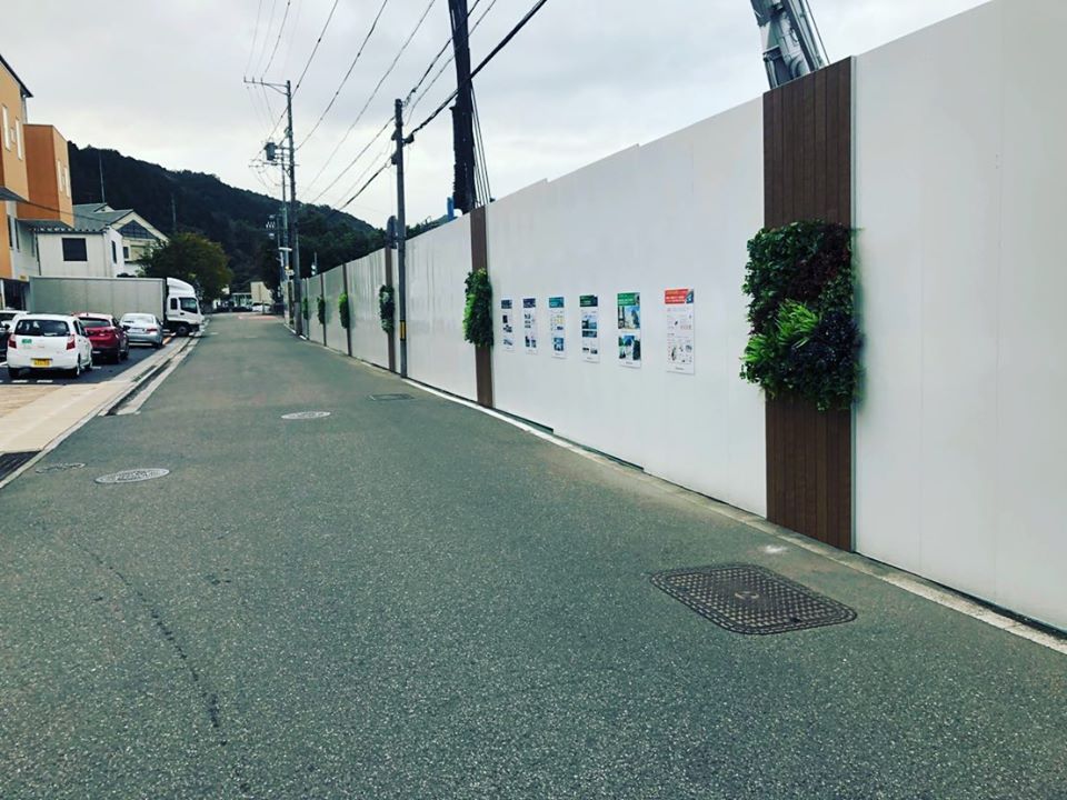 造花壁面緑化【Decopla使用】 37の施工写真4