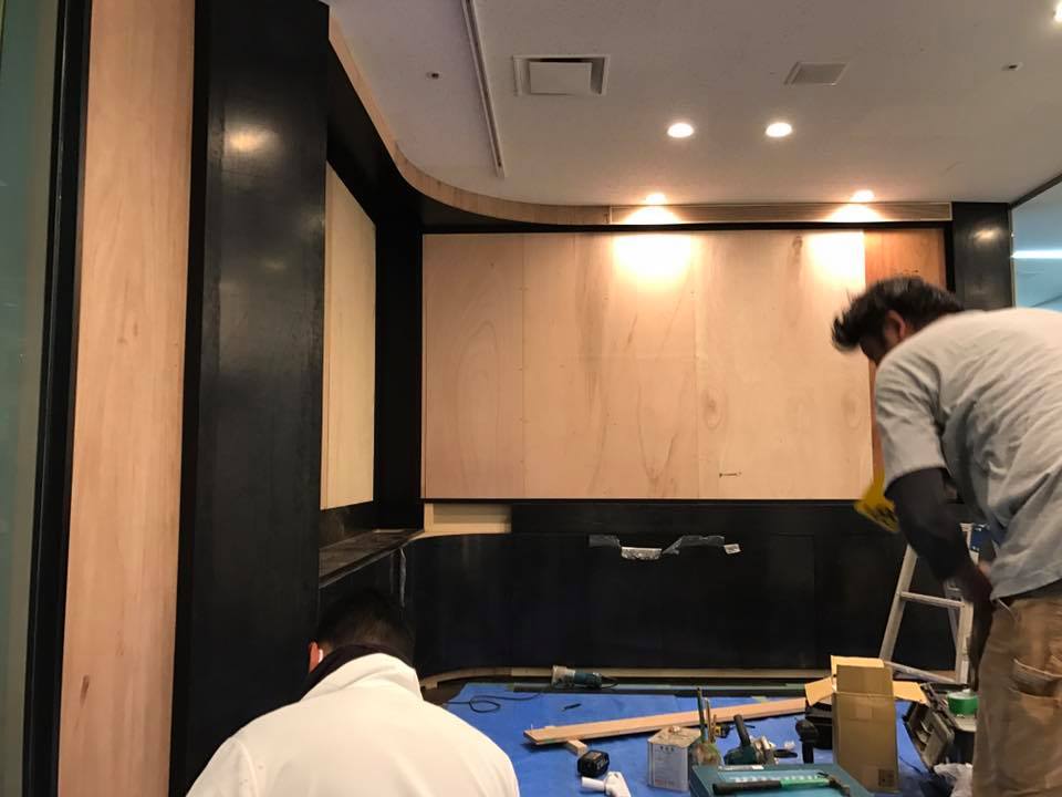 壁面緑化 【 屋内:プラティコ式壁面緑化パネル使用 】 138の施工写真4