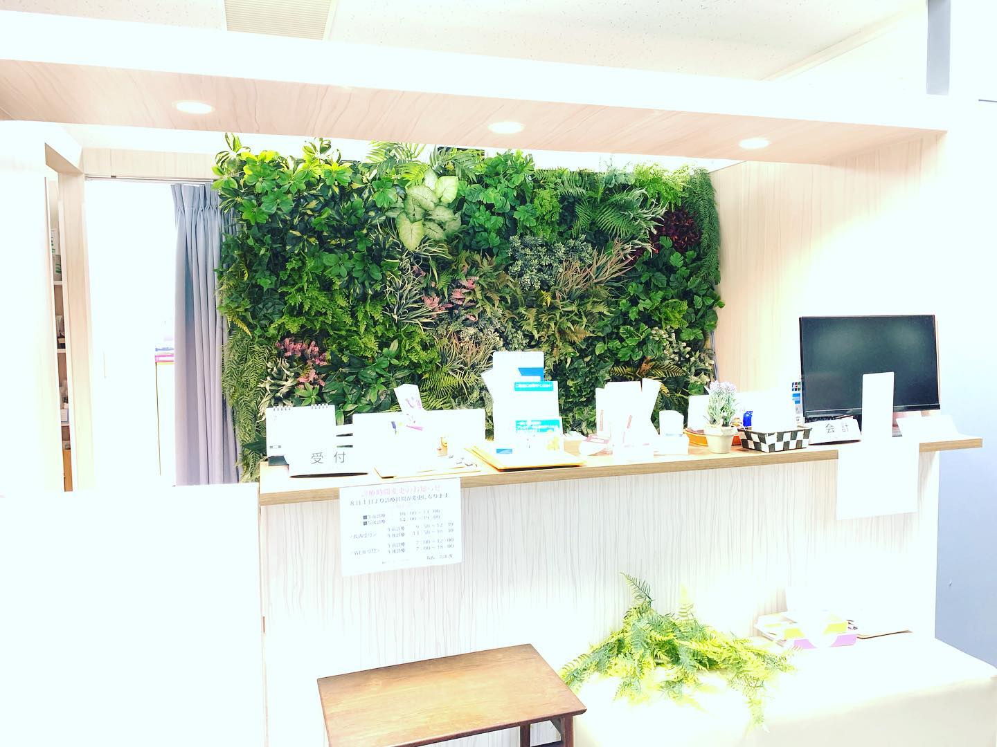 造花壁面緑化【Decopla使用】121の施工写真8