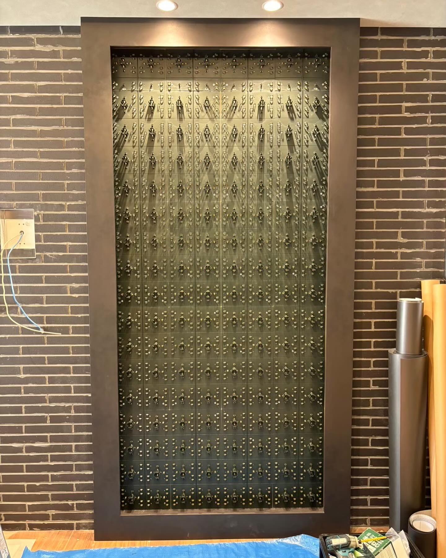 造花壁面緑化【Decopla使用】156の施工写真4