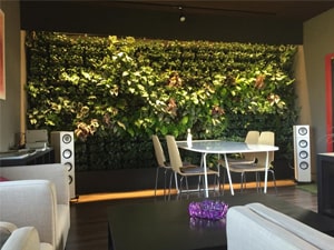 壁面緑化【屋内:プラティコ式壁面緑化パネル使用】30の施工写真