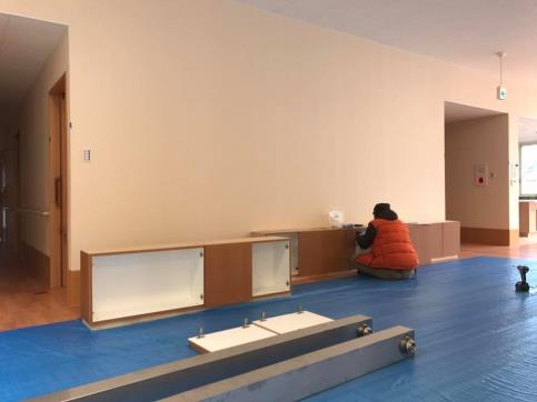 壁面緑化 【 屋内:プラティコ式壁面緑化パネル使用 】 70の施工写真2