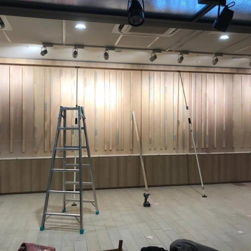 壁面緑化 【 屋内:プラティコ式壁面緑化パネル使用 】 79の施工写真2
